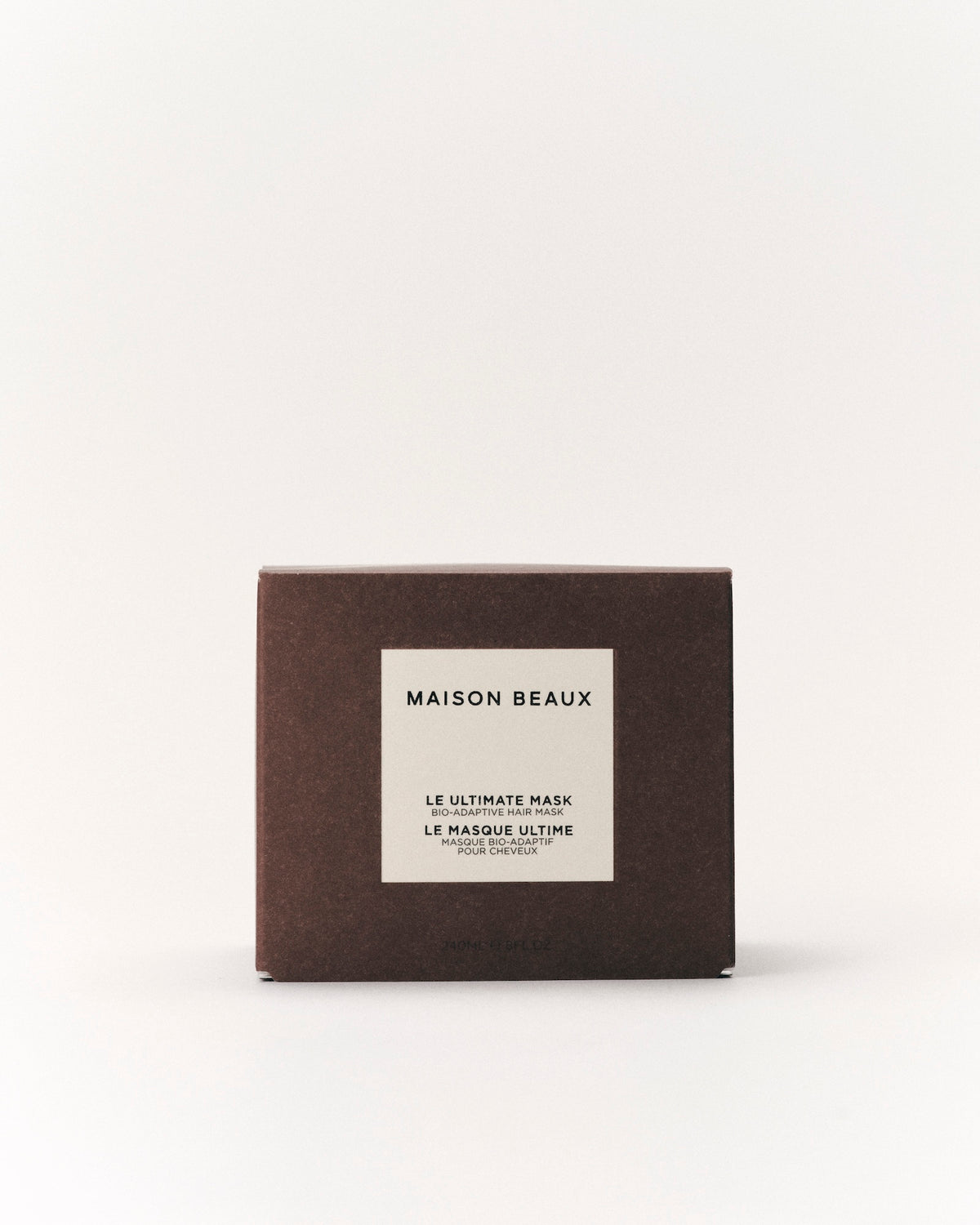 Le Ultimate Mask box packaging on white background.